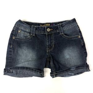 Angels Dark Wash Jean Shorts